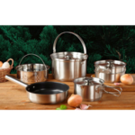 Juego de ollas de cocina transportable 7 piezas - #61117 INOXIBAR - Imagen 2