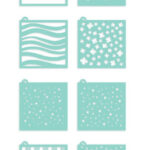 #342057 Pack de 8 plantillas stencil Sweet Sugarbelle - Imagen 3